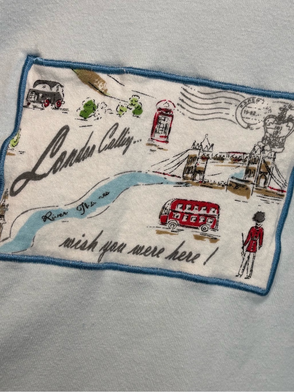 Cuddlduds London Calling cotton pajamas set, size medium - Picture 6 of 15